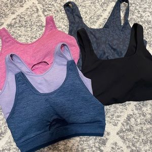 Set of 5 Buffbunny Sports Bras